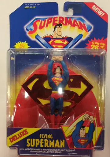 KENNER SUPERMAN HASBRO DELUX FLYING SUPERMAN
