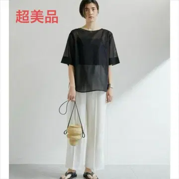 18,000원 GALLARDAGALANTE 코튼 보일 T 블라우스 일본제