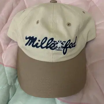 요코하마 DeNA 베이스타즈 x MILKFED 콜라보 캡 베이지