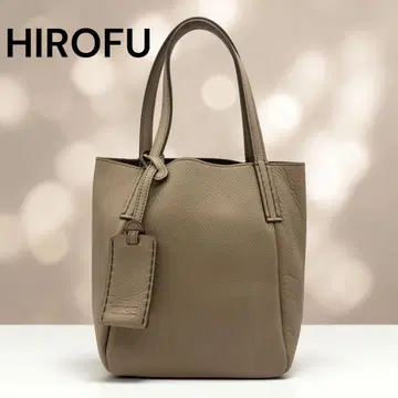 HIROFU 히로후 로셰 S 핸드백 미니 가죽 주름 가죽 오이스터