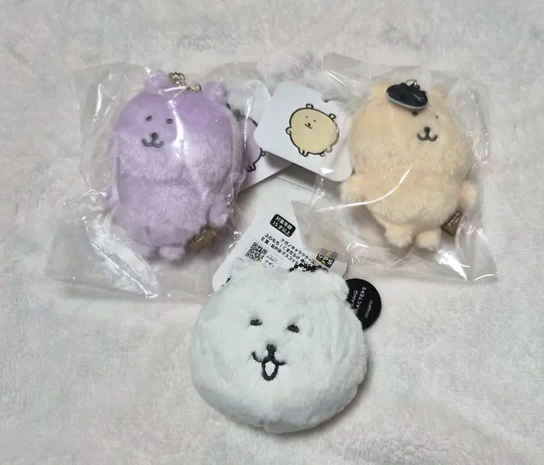 농담곰 컬러곰(연보라, 바닐라) 얼굴 마스코트 뱃지(아하하)