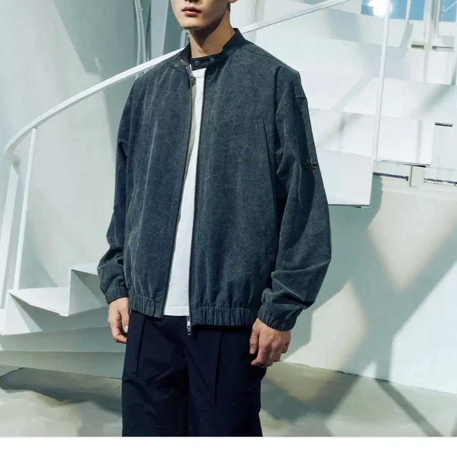 크러쉬 모터사이클 집업 자켓