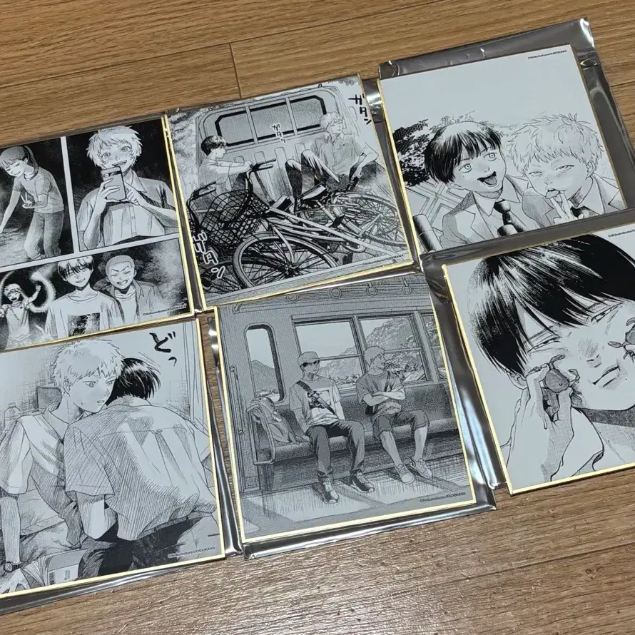 히카루가 죽은 여름 색지 일괄 히죽여