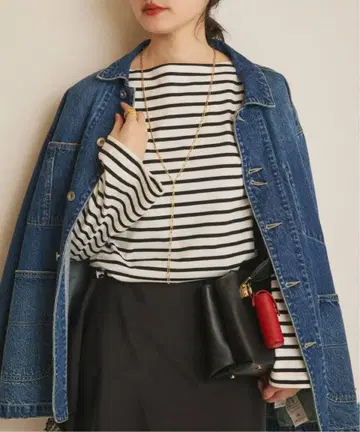 [ 새상품급 ] Plage Long Sleeves Blousing Tee 셔츠