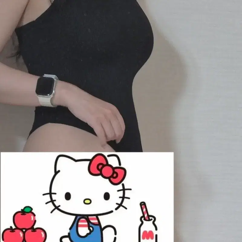 비치웨어(바디수트 겸용, 내장캡 포함, 실착샷o)