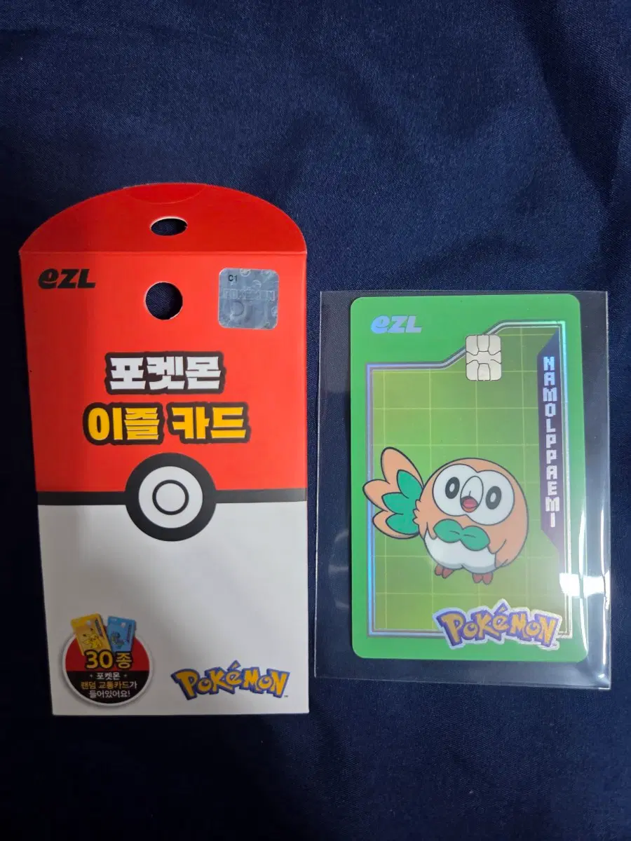 포켓몬 이즐 교통카드 나몰빼미