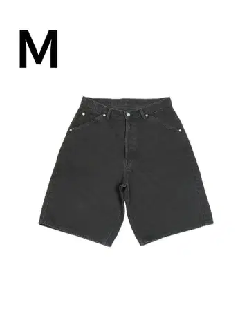 OVY Black Wash Baggy Shorts M