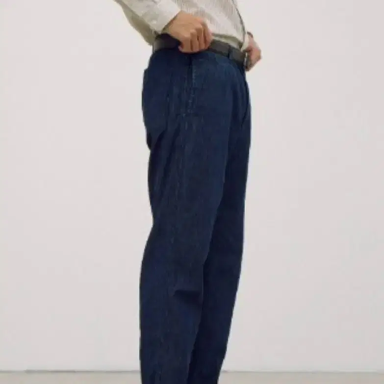 포터리 팬츠 Denim Tapered Pants_Indigo