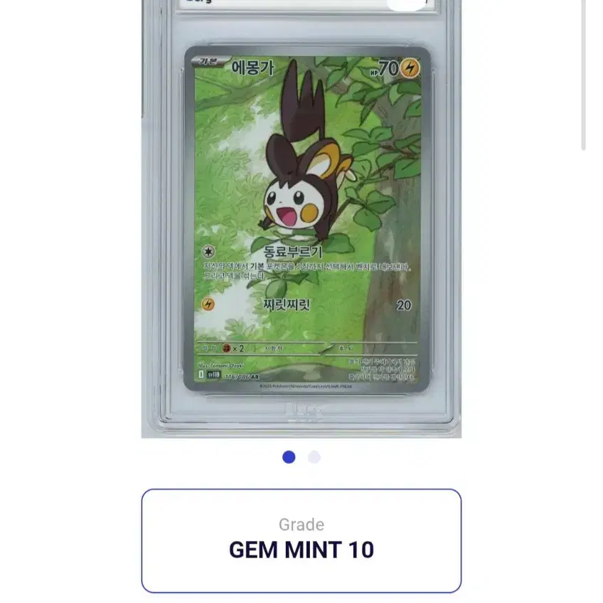 포켓몬카드 brg10 에몽가 AR 사진 1
