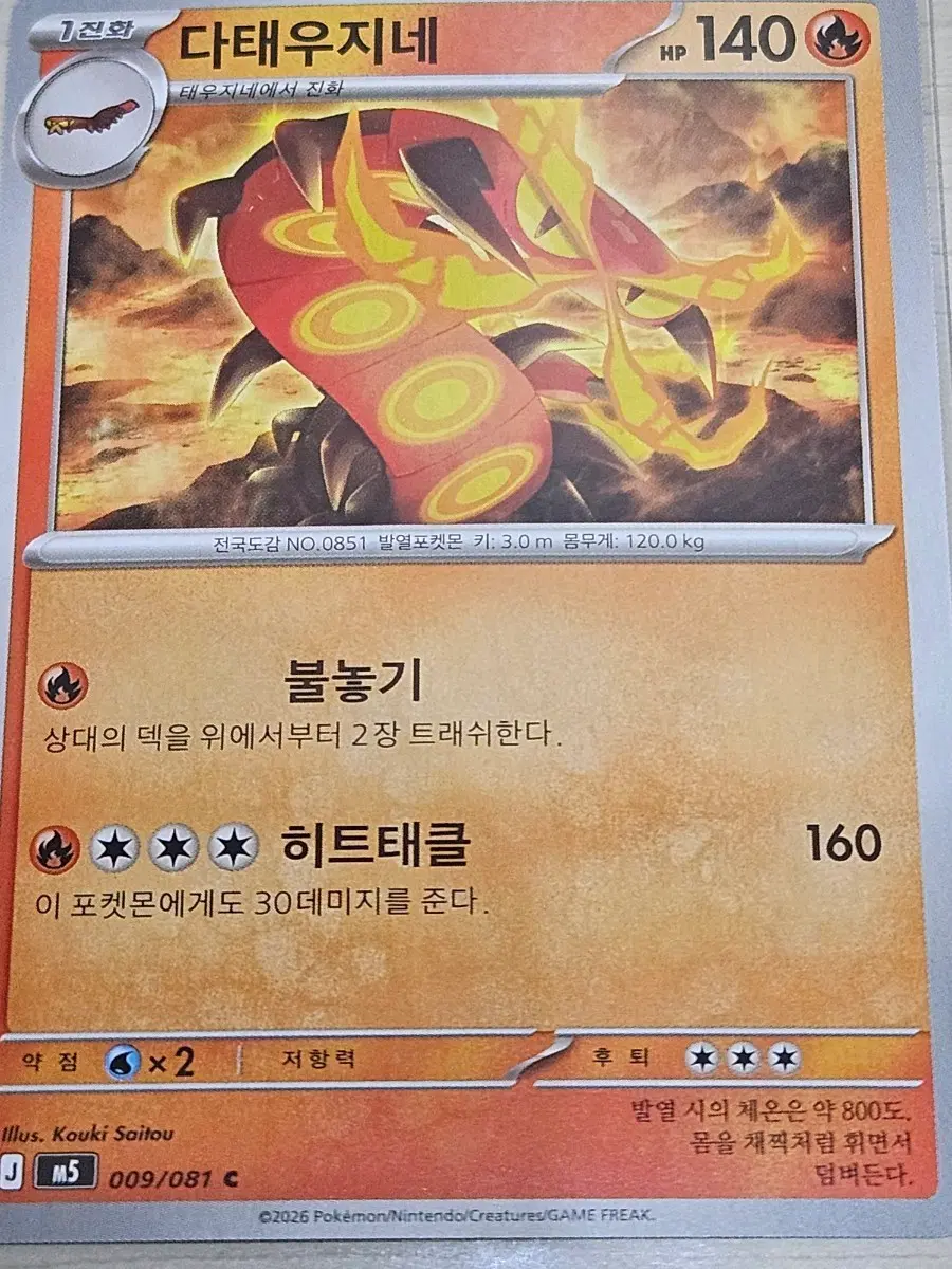 [최저가] 포켓몬 카드 다태우지네