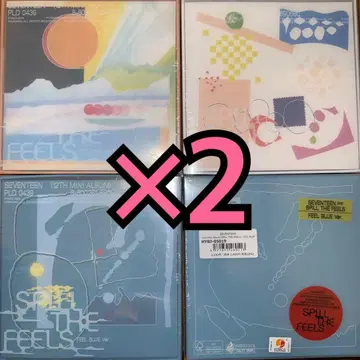 SEVENTEEN SPILL THE FEELS 앨범 3형태 미개봉 x 2