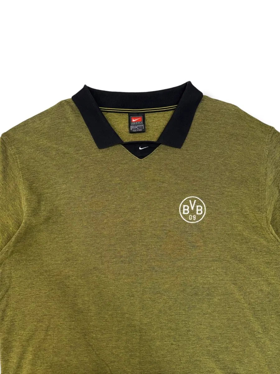 [2XL] 90s 나이키 보루시아 도르트문트 카라 티셔츠