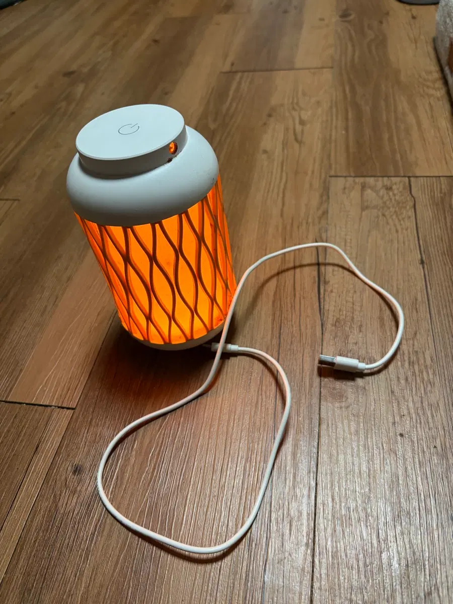 무드등 USB 충전형 오렌지 패턴