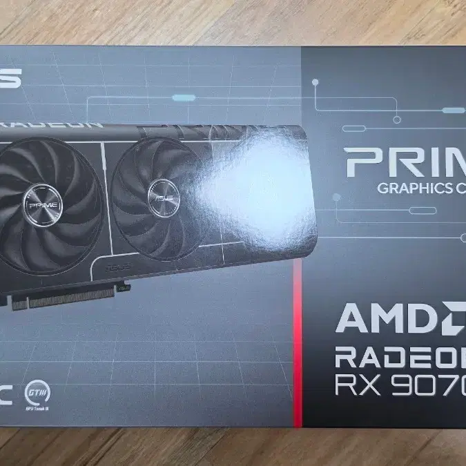 ASUS PRIME 라데온 RX 9070 XT OC D6 16GB 그래픽카드