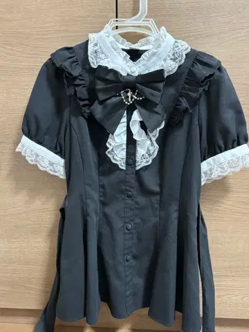 시크릿허니 셋업 반팔 블랙