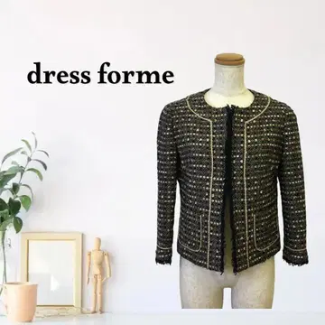 zk115 [ S ] dress forme 포켓 자켓 트위드 원단