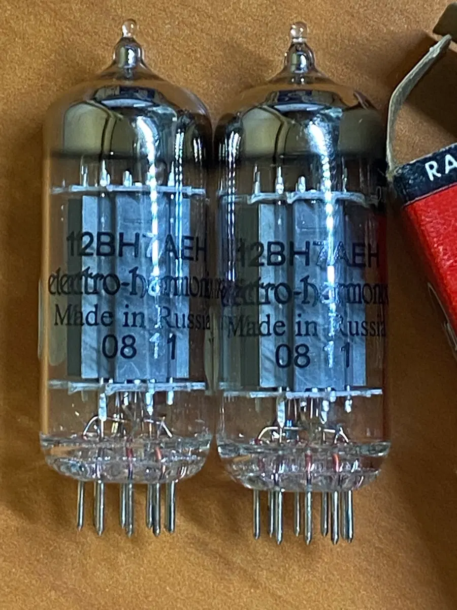 Electro-Harmonix 12BH7A 진공관 2개