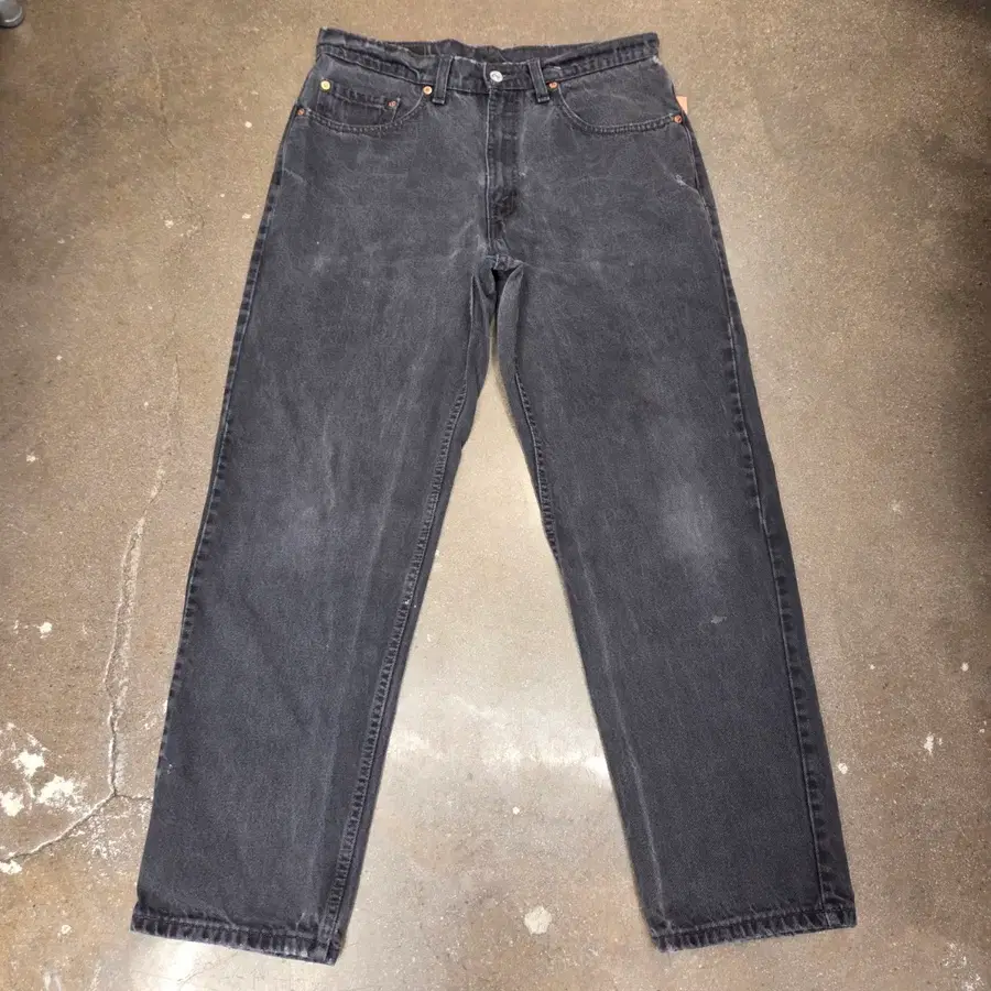 90s Made in CANADA 미국 빈티지 리바이스550 블랙진 청바지