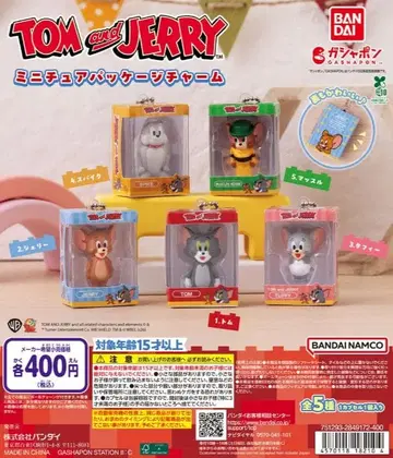 TOM and JERRY 미니어처 패키지 참 전 5종 세트
