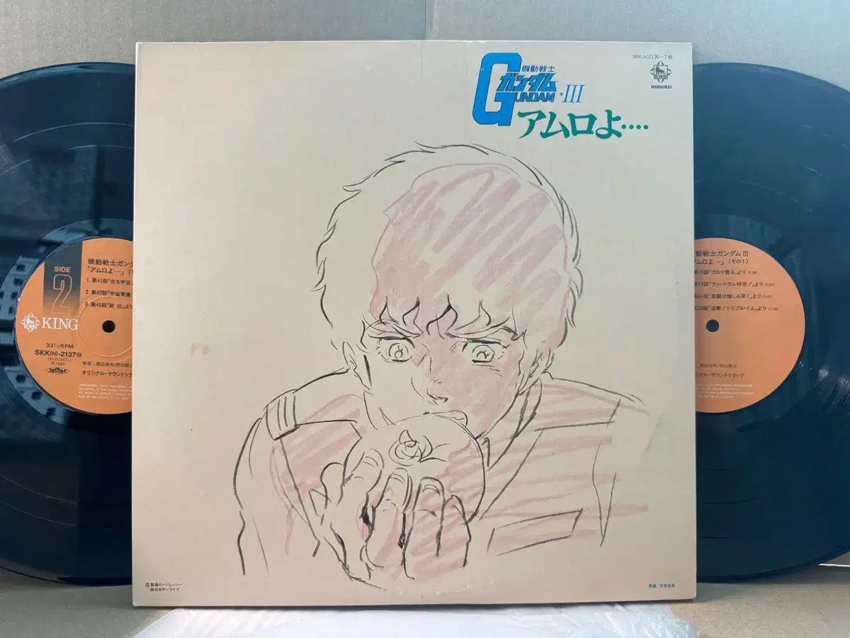 (일본 2LP) 기동전사 건담 3 - 1980년 초반 애니메이션