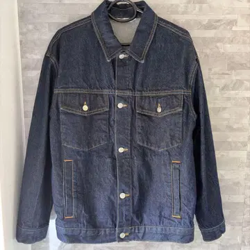 ZARA 오버사이즈 핏 데님 자켓 다크 네이비 2nd 지쟌