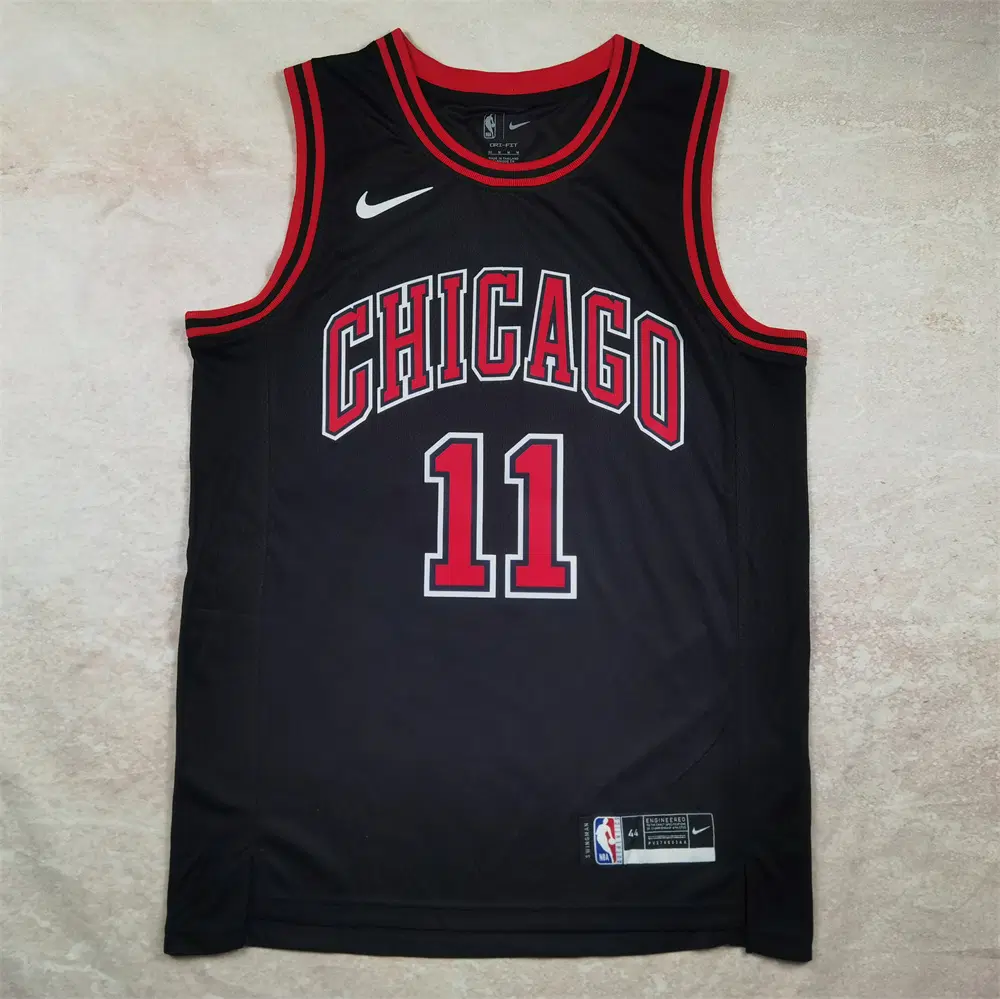 데마르 드로잔 농구복 NBA 시카고 불스 11번 블랙 핫 프레스S-XXL