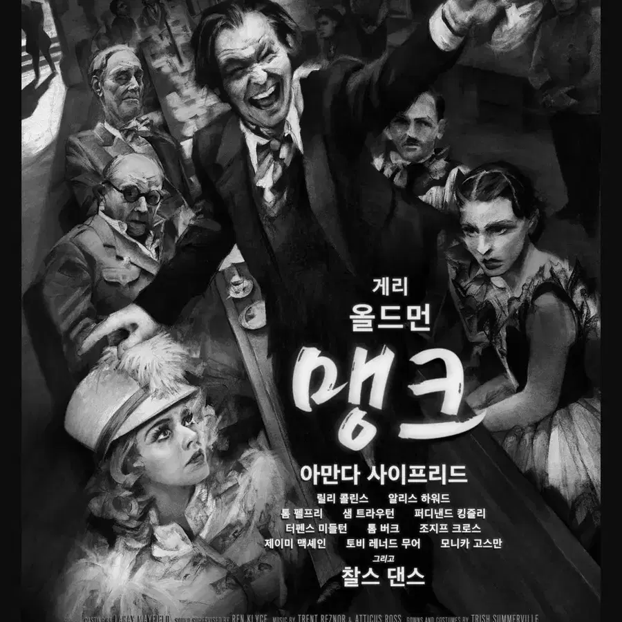 영화 <맹크> 포스터