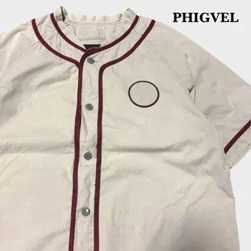 PHIGVEL 코튼 트윌 베이스볼 셔츠 일본제