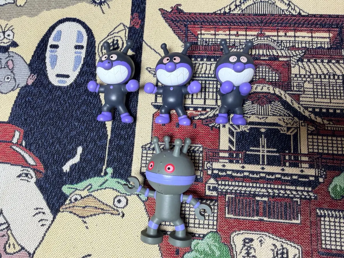 호빵맨 우당탕 세균맨 박물관 피규어