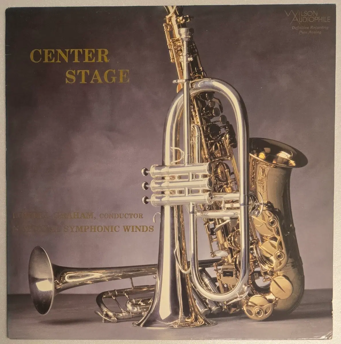 Lowell Graham - Center Stage 윌슨오디오 Wilson Audiophile 초반 LP ( Pure Analog 1988년 )