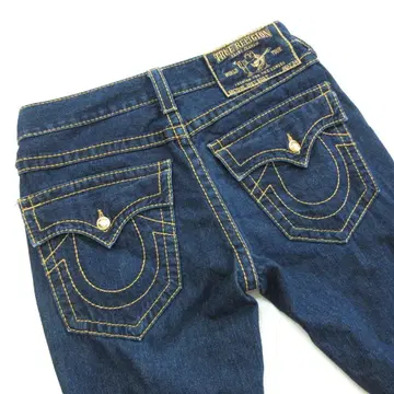 [ TRUE RELIGION ] JOEYBIGT 큐빅 장식 부츠컷
