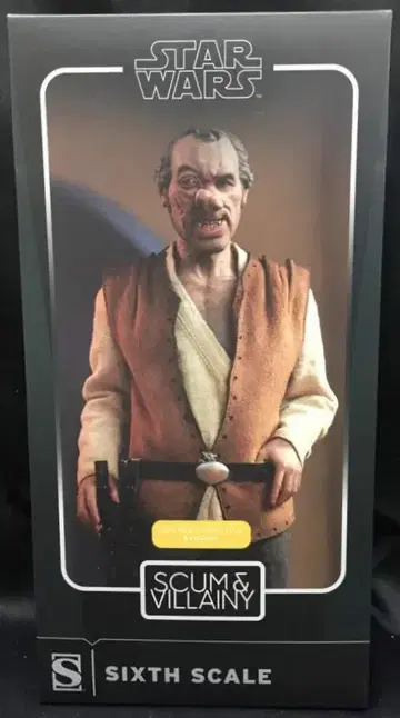 SIDESHOW SCUM & VILLAINY 컬렉션 식스 스케일 닥터 코넬리우스 에바잔 12인치 STAR WARS / SCUM & VILLAINY