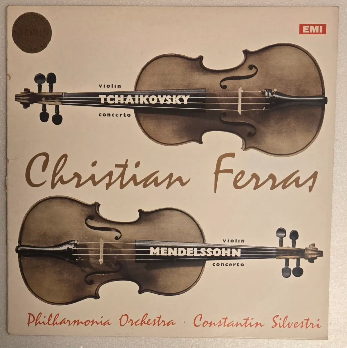 Christian Ferras - Tchaikovsky / Mendelssohn Violin Concertos LP (EMI Testament 1999 Release)