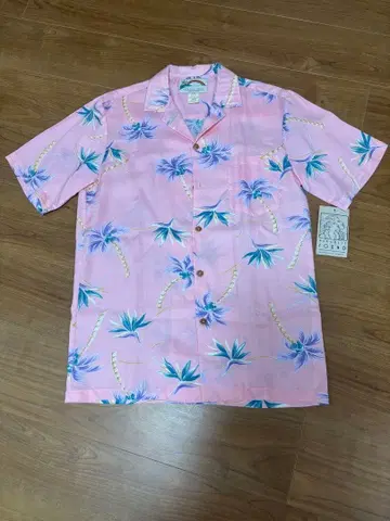 새상품 PARADISE FOUND 하와이안 셔츠 핑크 S