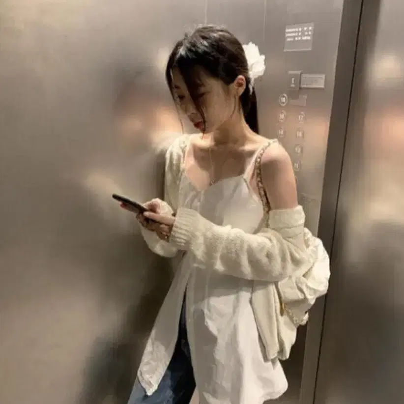 [트렌디어패럴] 디토 와이드 롱 부츠컷 데님 숏/중청/S