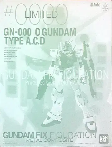 BANDAI GUNDAM FIX FIGURATION METAL COMPOSITE GN-000 O건담 TYPE A.C.D 실전 배치형 트리콜로 컬러 #0000