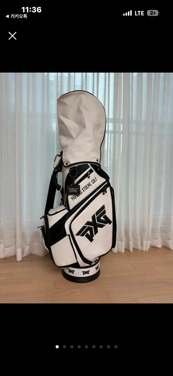 PXG 투어백 화이트 정품