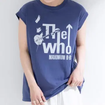 새상품 GOOD ROCK SPEED THE WHO 슬리브리스 T셔츠