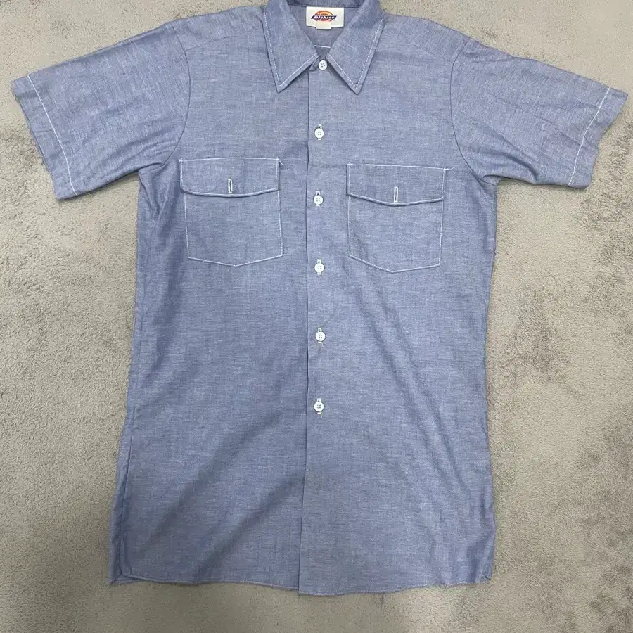 90s made in usa 디키즈 반팔 워크셔츠 S