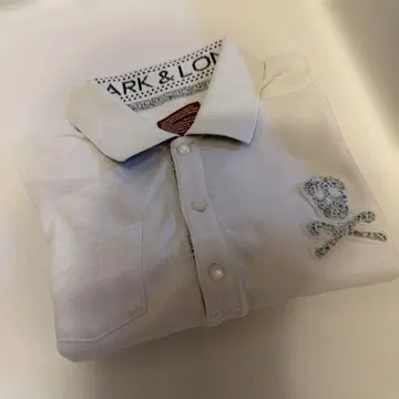 MARK & LONA 피케 셔츠 스컬 자수 꽃무늬
