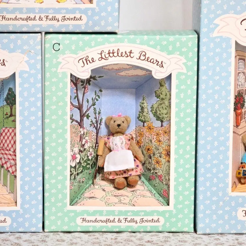 Gund Miniature Bears 빈티지 건드 테디베어 미니어처 소품 곰돌이 인형 장식 인테리어 수집