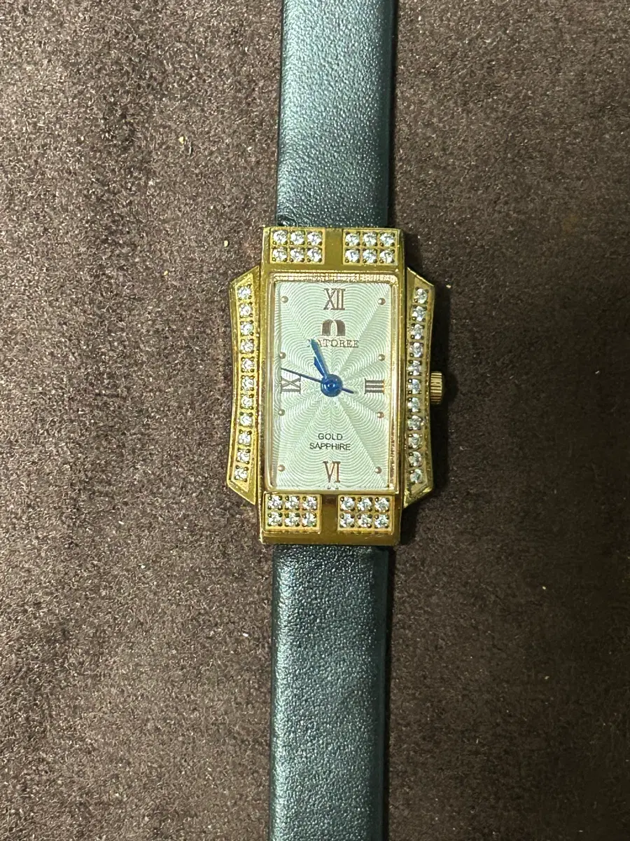 Natoree 18k 크라운 빈티지 여성 시계