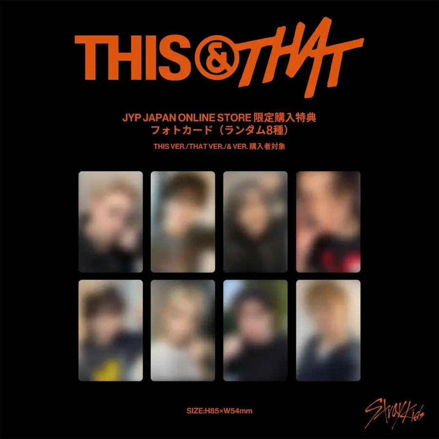 일본분철)스트레이키즈 스키즈 THIS&THAT JYP JAPAN 분철