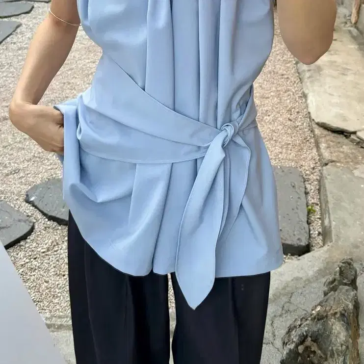 오스더 블라우스 스카프 세트
