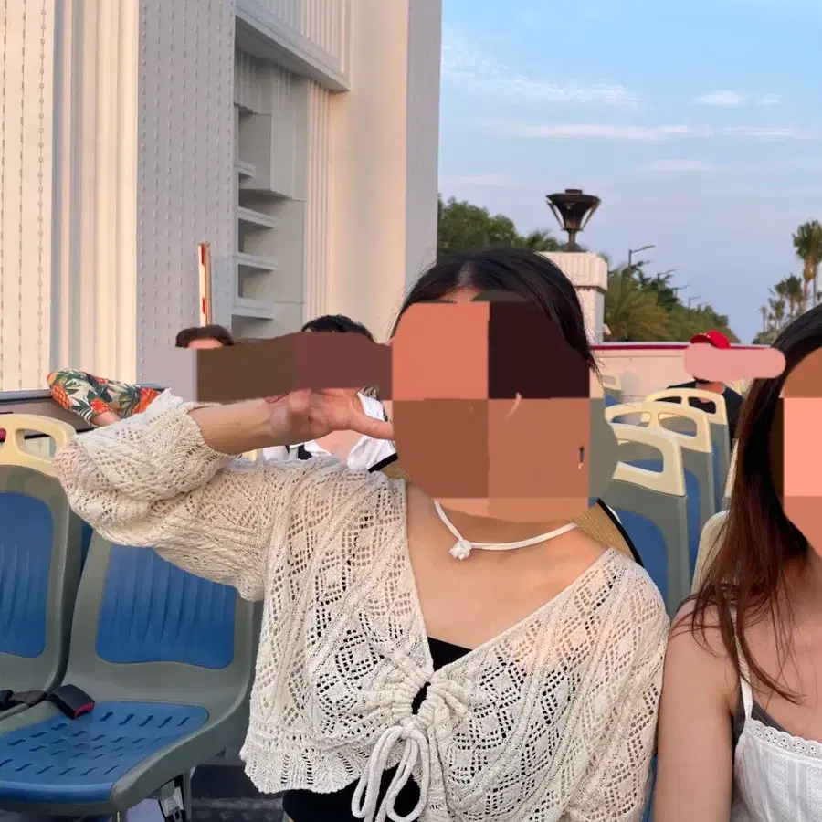 레이스 스트랩 볼레로 살안타템 무료배송