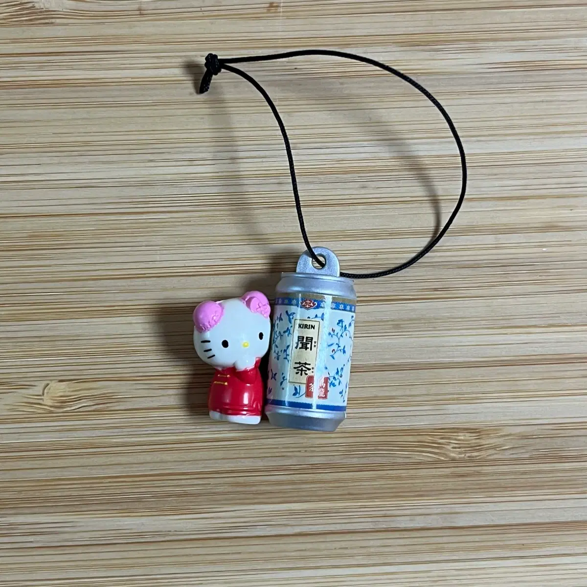 고전 키티 치파오 녹차 키티스트랩