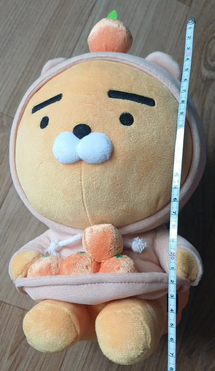 카카오프렌즈 제주 감귤 라이언 인형