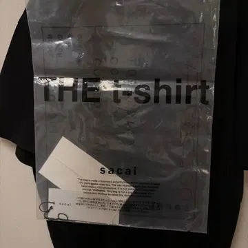 sacai THE t-shirt SCU-301 사이즈 4 블랙