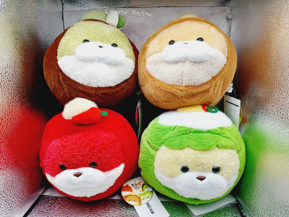 일괄) 한입 쏙 우소우소짱 19센치 4종 세트(두쫀쿠, 버터떡, 매콤치즈, 봄동)