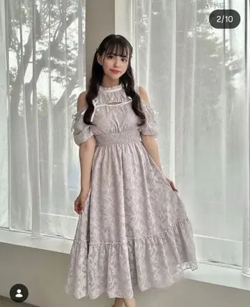 evelyn 오프숄더 원피스